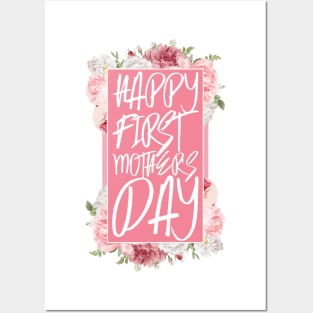 Happy First Mother's Day Posters and Art